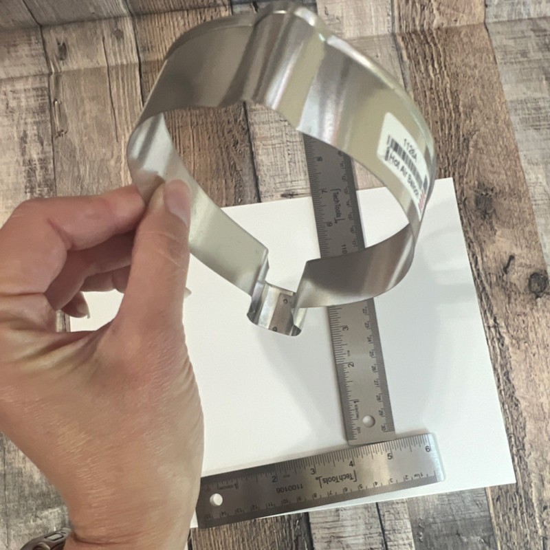 Hot Air Balloon Large Metal Cookie Cutter Silver 5 in gallery