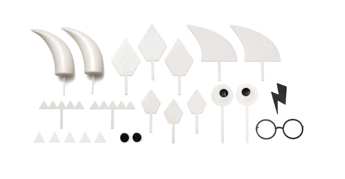 Sweetshop Cake Décor Face Cake Decorating Kit, 23 Pcs, Monster, Shark, Dino, etc gallery
