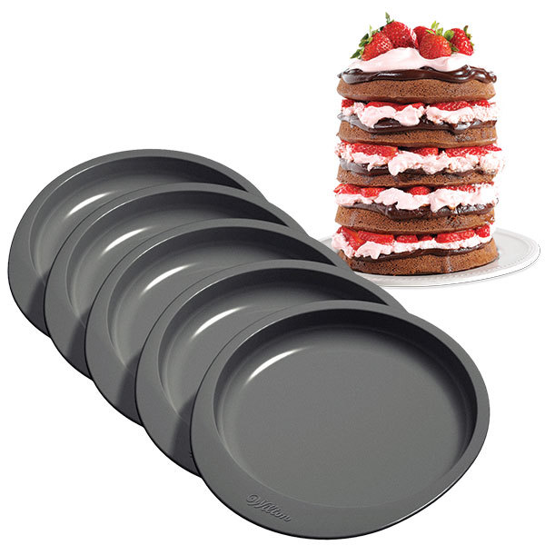 2105-0112 – Wilton Easy Layers Cake Pan Set of 5