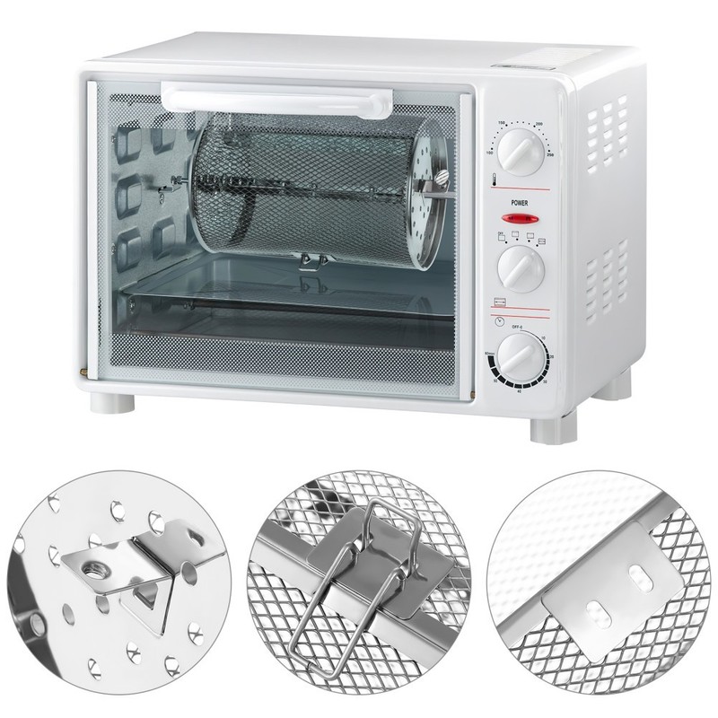 Rotisserie Basket Air Fryer Rotary Grill Oven Baking Cage Accessories gallery