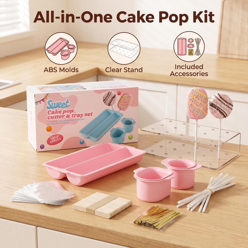 Cakesicle Mold & Cake Pop Maker Kit, 354-Piece Complete DIY Baking Set gallery