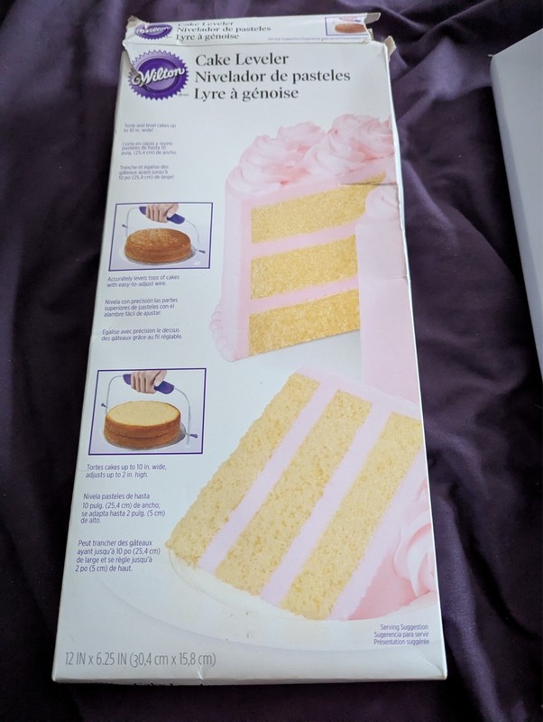 Wilton Adjustable Cake Leveler 10 Inch Slicer Perfect for Even Cake Layers