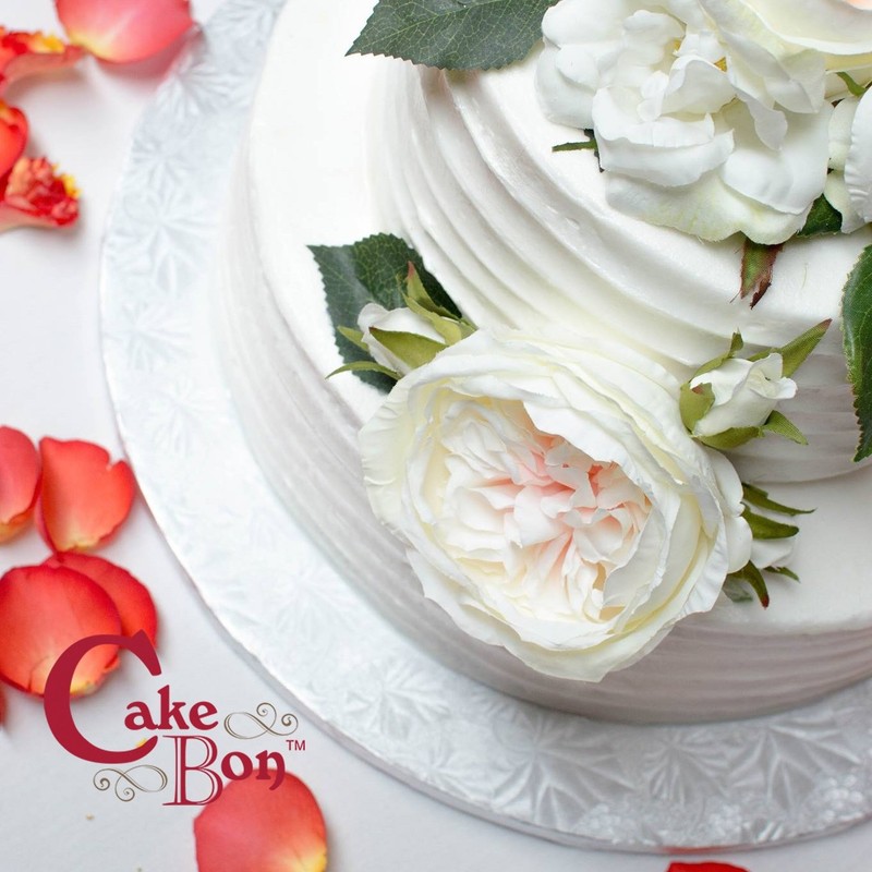 Plastic Cake Board Drum 1-Pack 12 Inch Round 1/2 Inch Thick White gallery