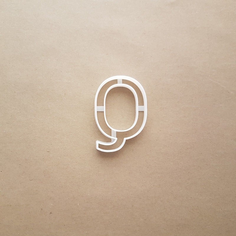 Alphabet Letter Q Upper Shape Cookie Cutter Dough Biscuit Pastry Fondant Sharp gallery