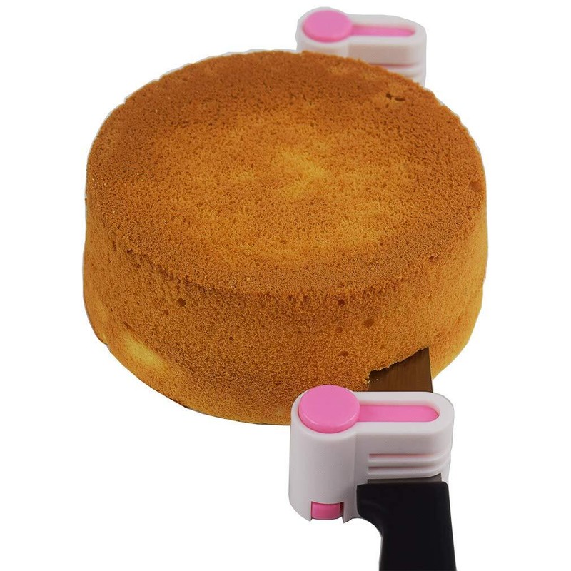 2PCS DIY Cake Slicer Stratification Auxiliary Bread Slice Toast Cut 5 Layers ...