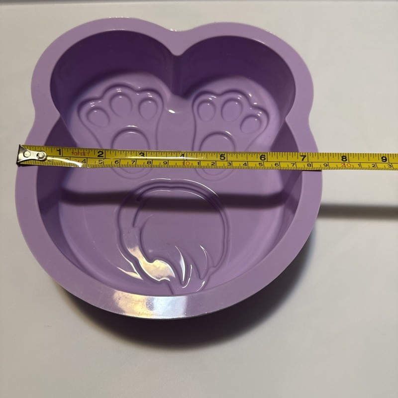 Crofton 2019 Silicone 3D Bunny Rabbit Tooshie Light purple Mold (bunny butt) gallery