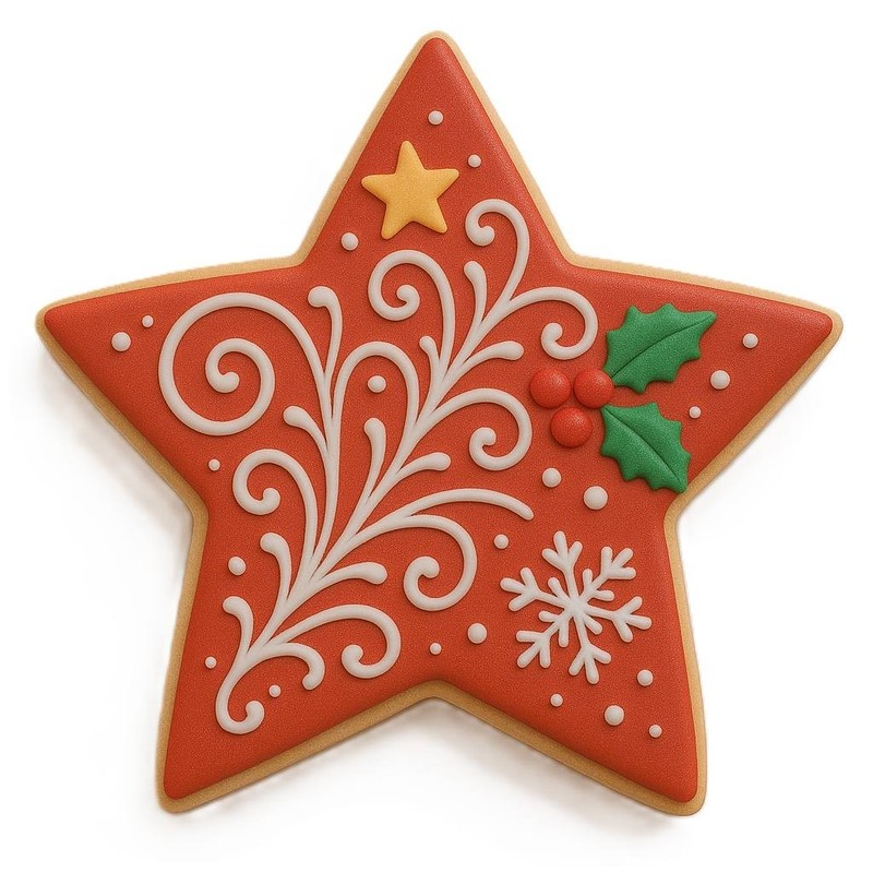 1 Dozen 12 Large 4.5'' Star Cookie Cutter Metal Made in the USA gallery