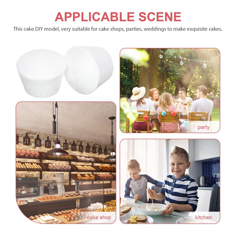 20 Pcs Cake Mold Fake Cupcakes to Practice Decorating Wedding Model gallery
