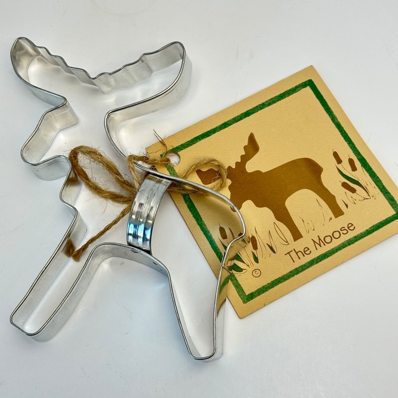 Moose Cookie Cutter Handle & Recipe Ann Clark 6” Moose Cookies *NEW*
