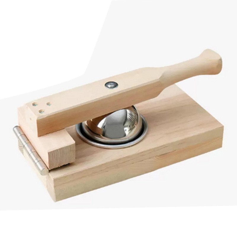 Mochi Maker Qingming Fruit Maker Wooden Manual Tool Convenient Multiuse Green