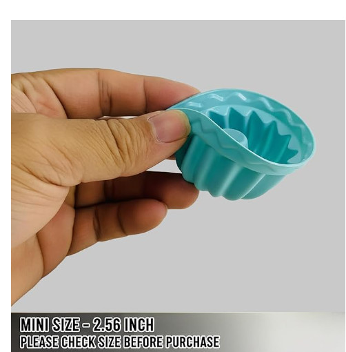 12 Pcs Moldes Para Mini Gelatina-Bakeable Silicone Mini Chocoflan Cake-Pumpkin gallery