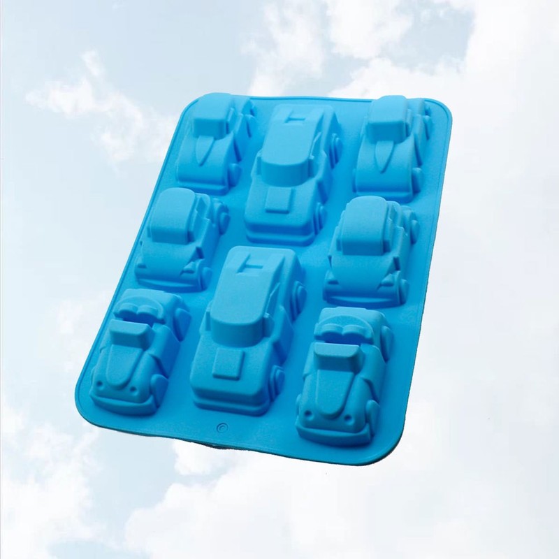 Car Shape Silicone Cake Mold Fondant Chocolate Mold Biscuit Baking Tool for gallery