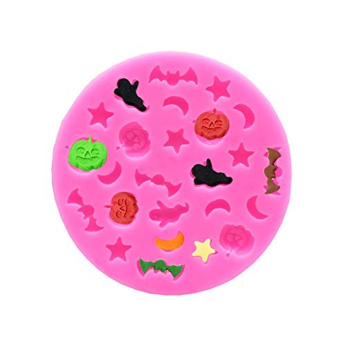 Mini Halloween Silicone Mold Trick or Treat Ghost Pumpkin Bat Festival Candy ... gallery