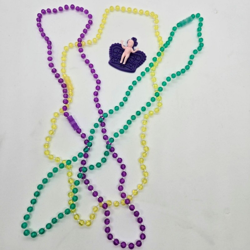 🌟Mardi Gras King Cake Decoration 12 Pc Set 🌟