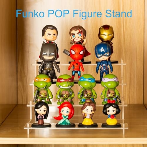 HENABLE 4 Tier Acrylic Display Risers, Perfume Organizer Stand, Transparency gallery
