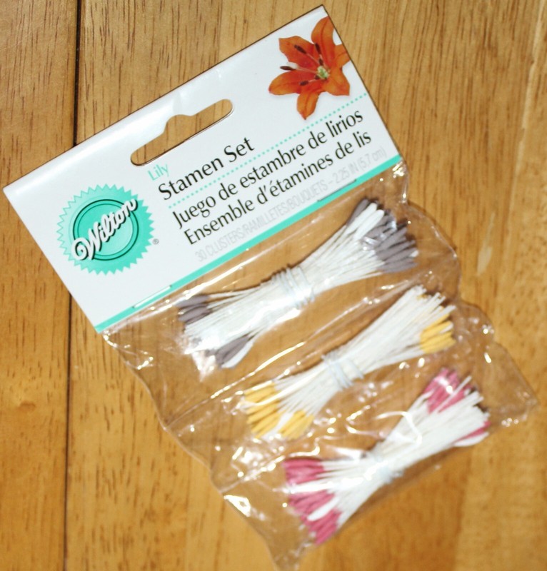 Wilton ~ 30PC LILY STAMEN SET #1005-4451 - 3 Colors - New Pink, Yellow, Purple gallery