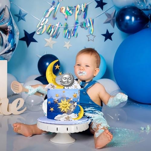 Sun Face Moon Star Silicone Molds 2Pcs Star Fondant Cake Mold Ramadan Eid Gray gallery
