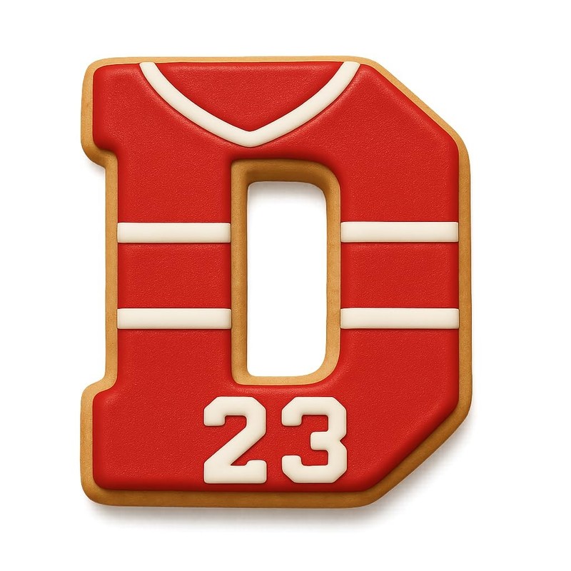 3 inches Varsity Letters Cookie Cutter for Baking & Fondant Clay Gifts - D gallery