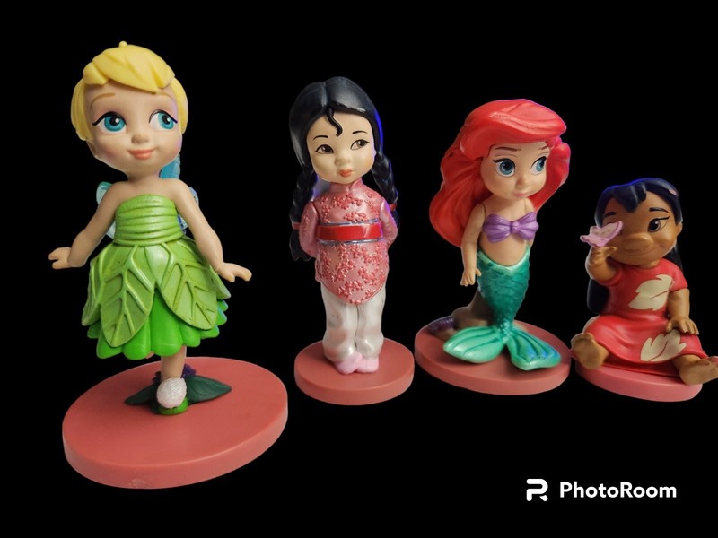 Disney Animators Various Character Collection PVC Cake Toppers Mini Figure 8 Lot gallery