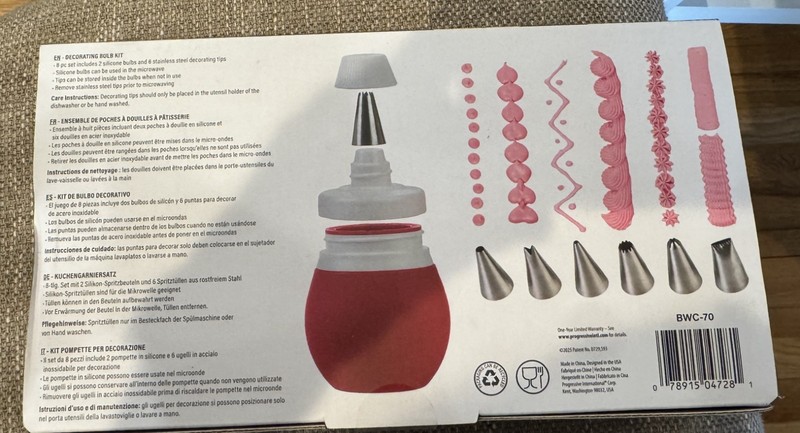 PrepWorks Decorating Kit - Complete Set for Cake, Cupcake, and Cookie Decorat... gallery