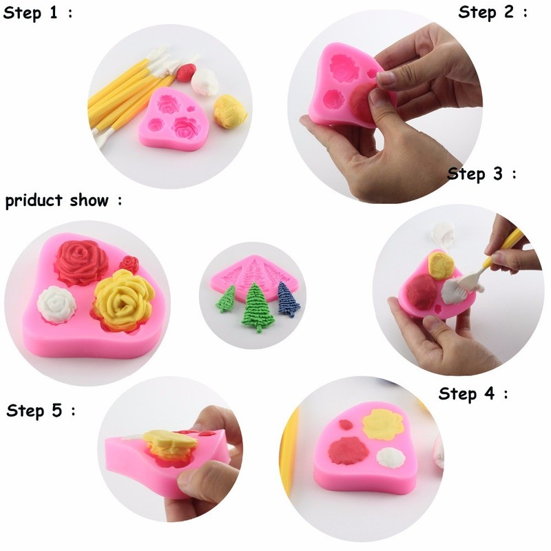 3D Carousel Horse Silicone Candle Mold Soap Fondant Cake Decorating Chocolate gallery