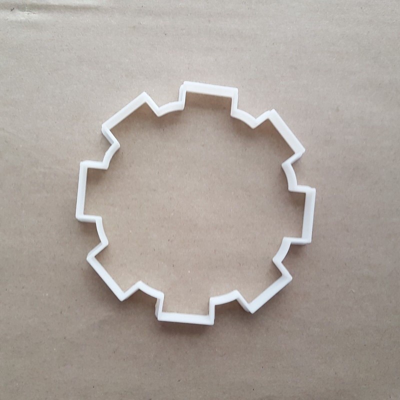 Cog Gear Machine Circle Shape Cookie Cutter Dough Biscuit Pastry Fondant Sharp gallery