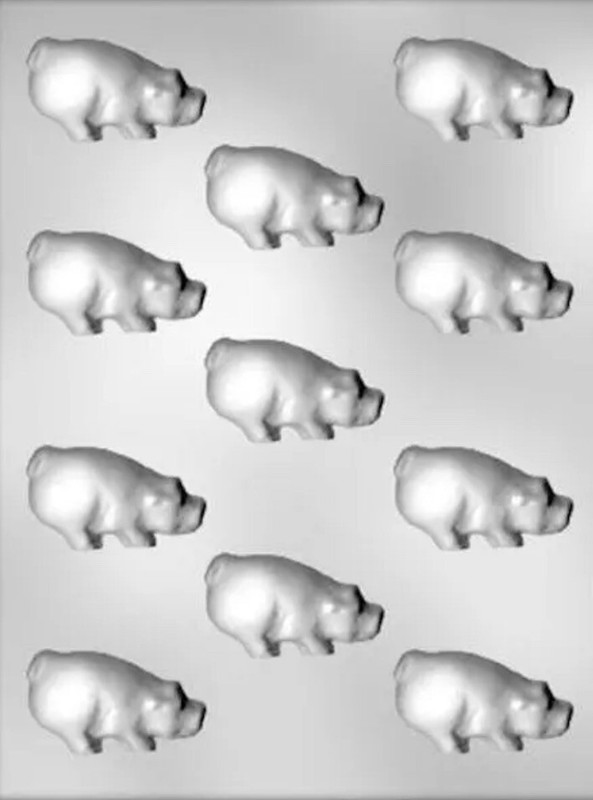 Pig Chocolate Candy Mold CK 11202 NEW 2 inch in Original Package Cake Candy Clay