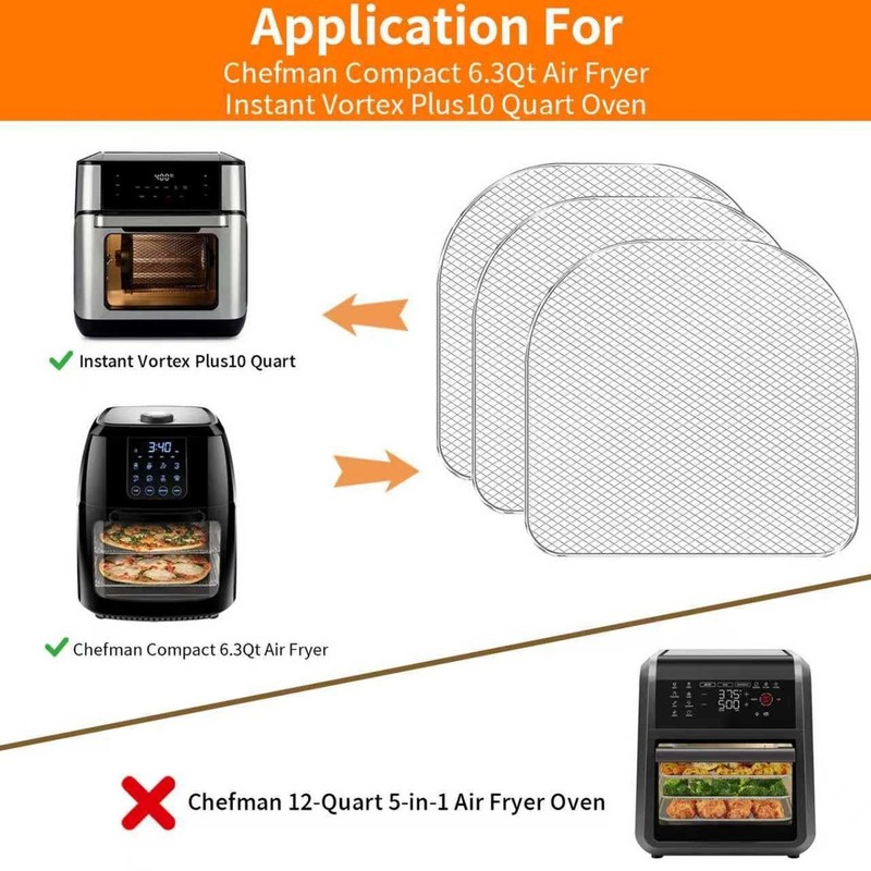 Air Fryer Rack for Oven, 3 PCS Air Fryer Oven Accessories Dehydrator Rack Rep... gallery