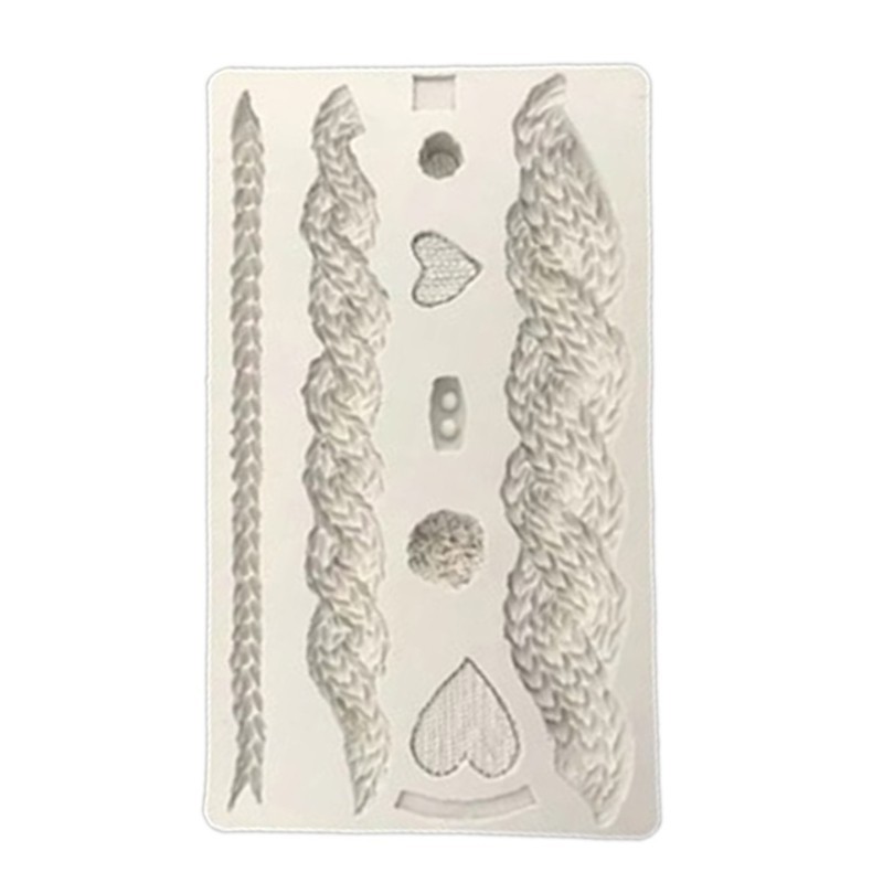 Biscuit Cookie Cutter Knitted Texture Cake Chocolate Clay Baking Polymer Craft gallery
