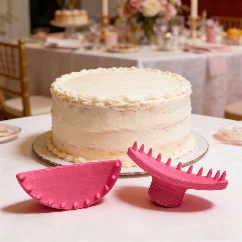 2pc Cake Arch Guide Tool Guide Tool Pleat Guide Template Tool Cake Pleat AE gallery