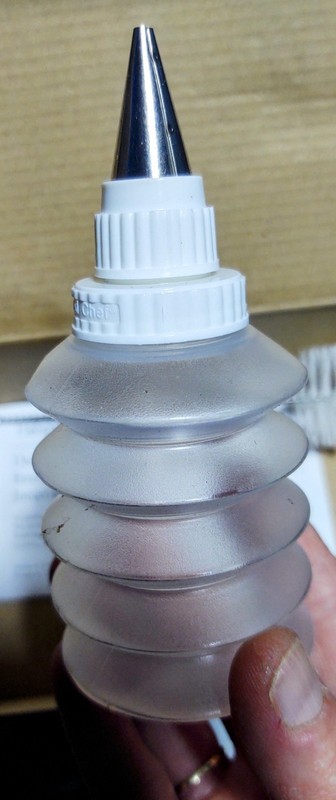 Pampered Chef* EXCLUSIVE* Decorator Bottle Set* With Cleaning Brush *7pc *#1585 gallery