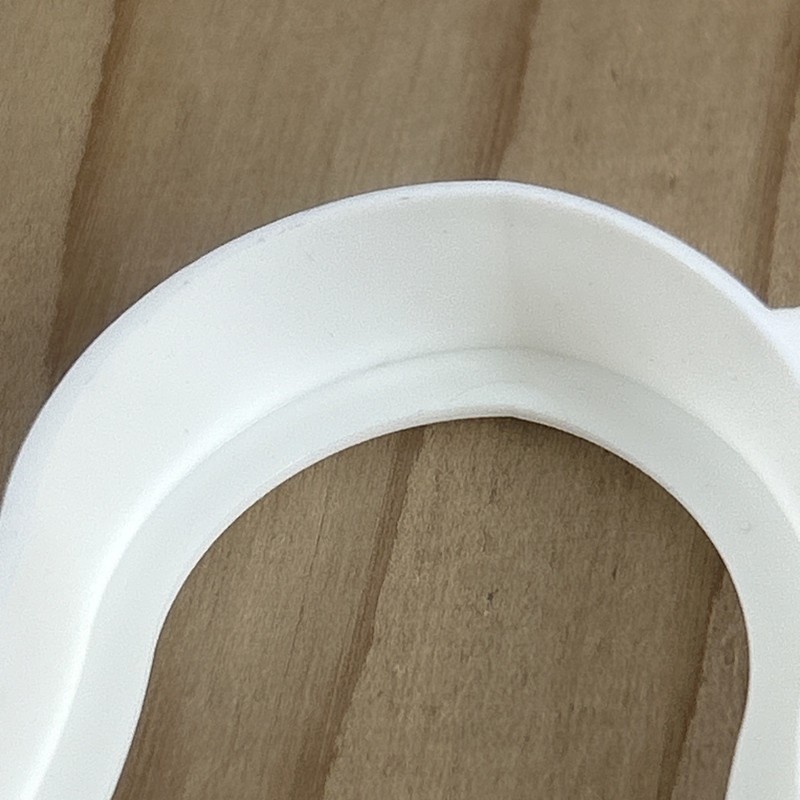 Bell Cookie Cutter 2.5” White Plastic Vintage Christmas Holiday gallery
