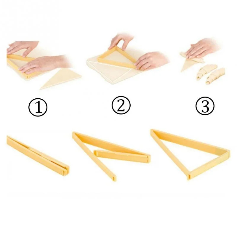 Croissant Mold Bread Cutter Molds Roll Croissant Maker Baking Pastry Tool gallery