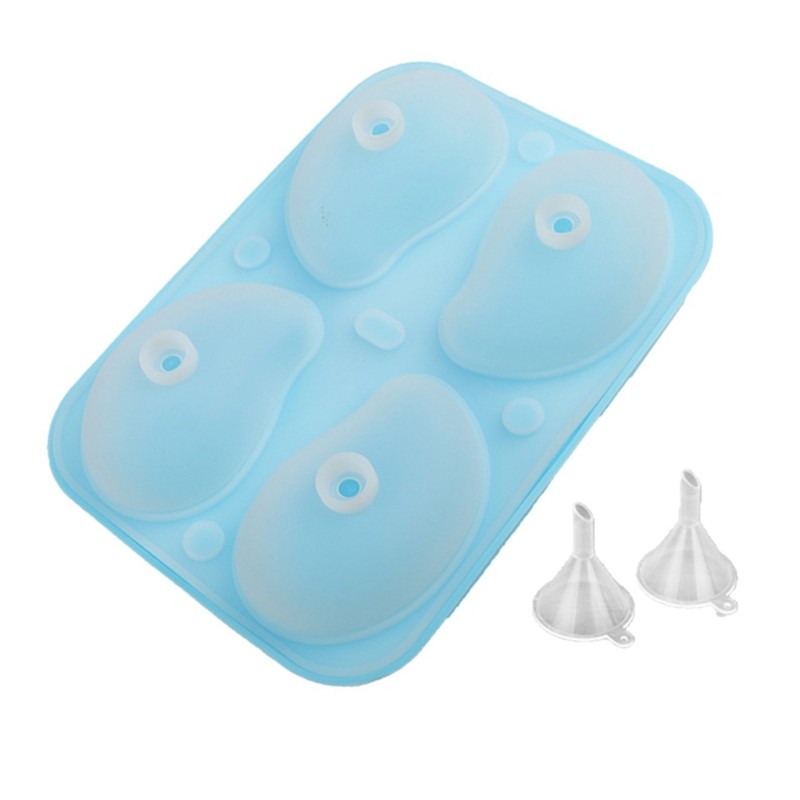 Silicone 4 Cavity Mangoes Molds For Baking Enthusiasts And Dessert Creation