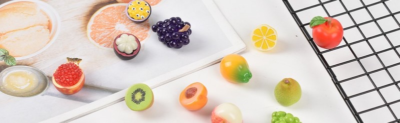 Mini Mixed Fruits 17Pcs, Artificial Fruit Miniature Resin Fruits Figurines gallery