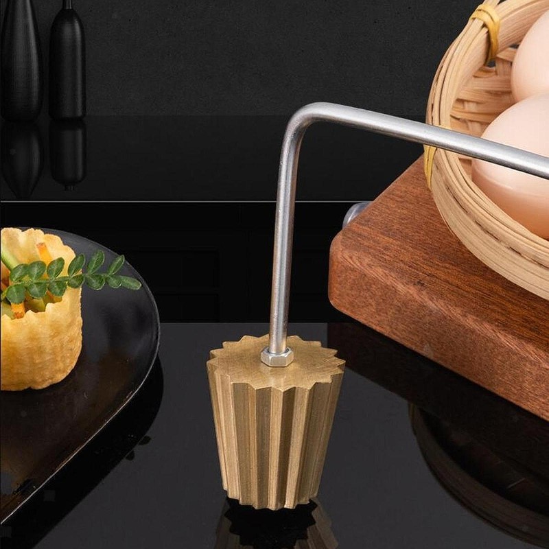 Egg Tart Mould Baking Supply with Handle Dessert Cooking Top Hats Mould gallery