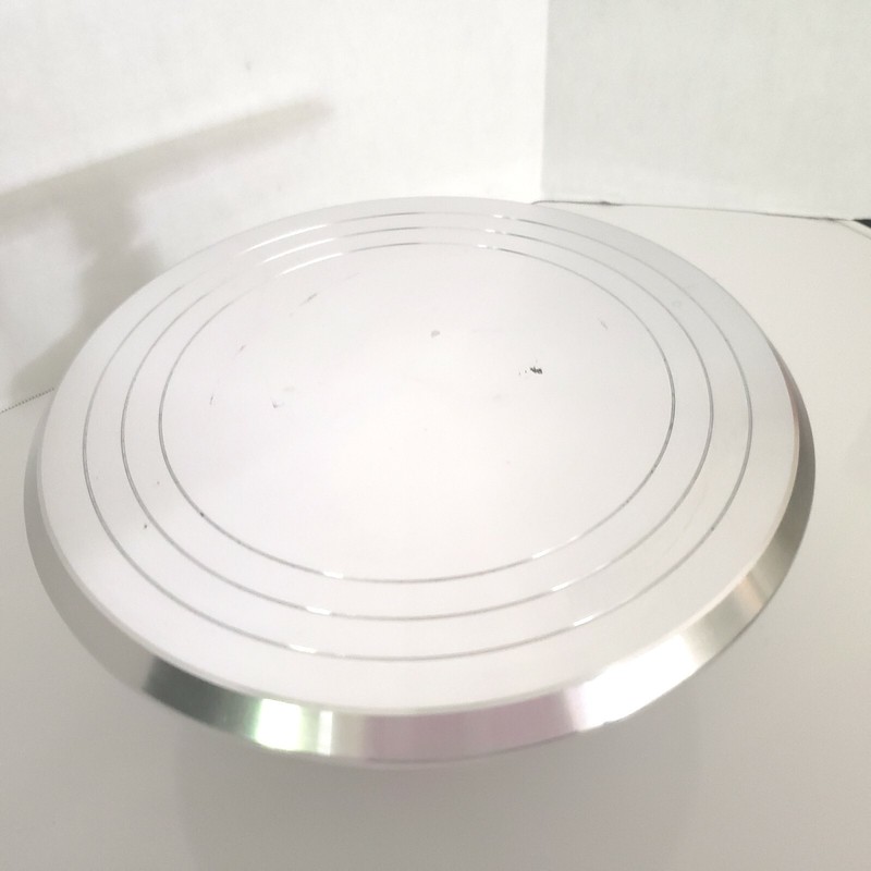 Rotating Professional Stainless Cake And/Or Cupcakes Decorating Stand gallery