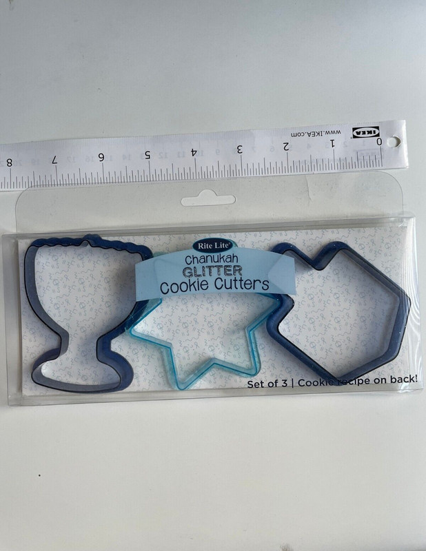 Chanukah Cookie Cutters, set of 3, Rite Lite