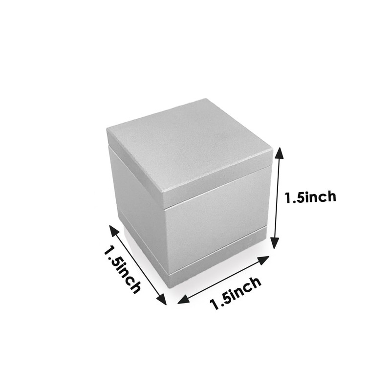 Silver Food Grade Anodized 6061 Aluminum Pre Press Mold Extract 1.5x1.5 Inch gallery