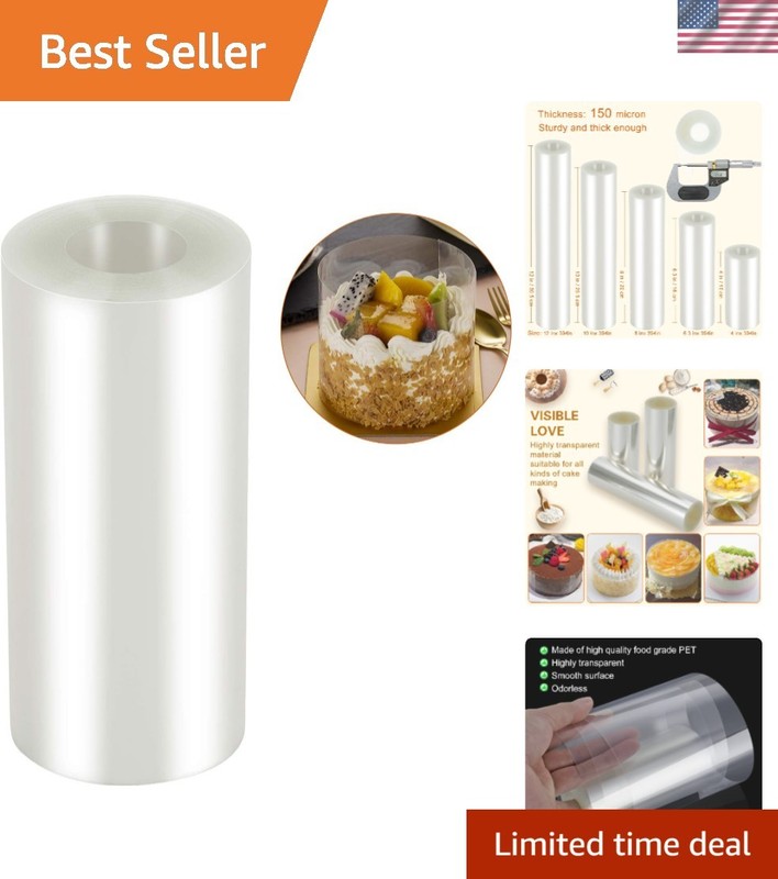 Acetate Cake Collars 12x394in – Protect and Enhance Your Cakes with Ease