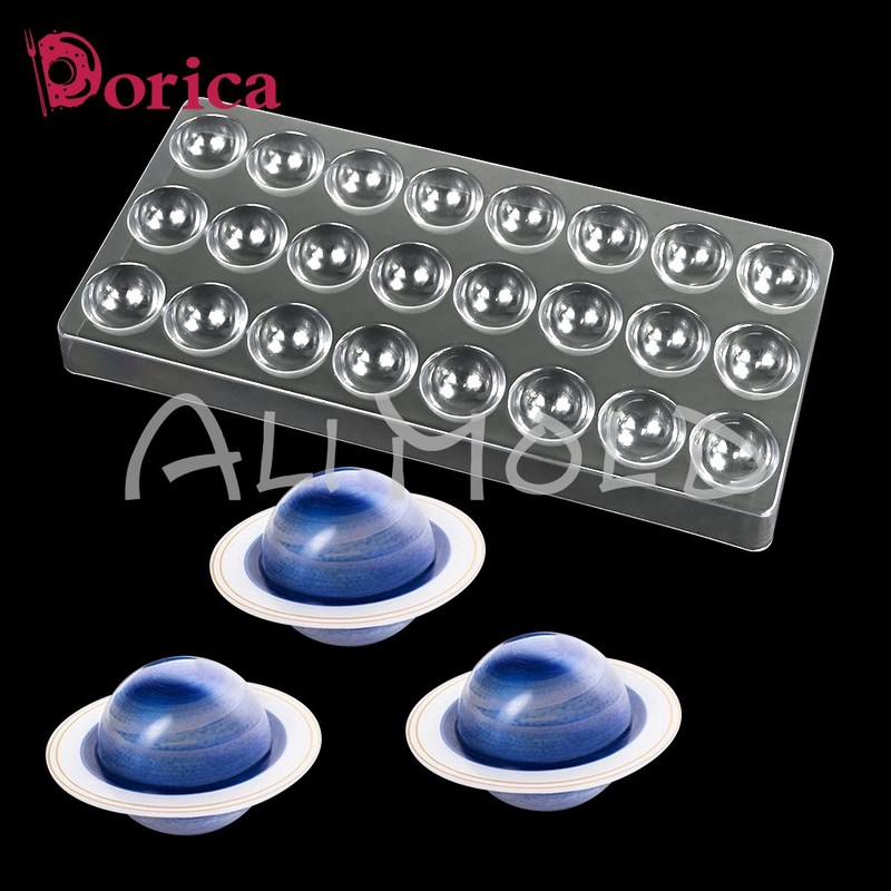 Hemispheric Chocolate Mold Plastic Candy Mould DIY Bonbons Buttercream gallery