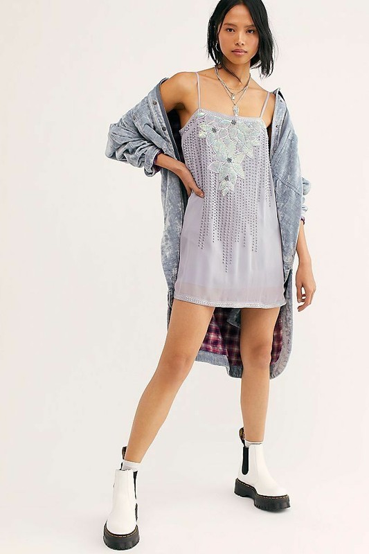 Free People Crystal Visions Mini Dress-S-$168 MSRP