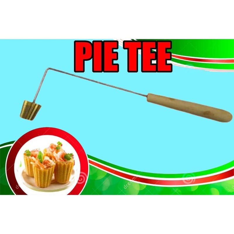 4X Traditional Pie Tee Top Hat Mini Tart Patty Shell Brass Copper Mould