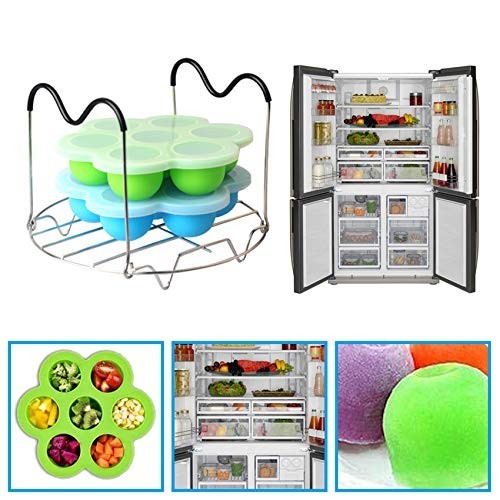 Silicone Egg Bites Mold Set, Reusable Sous Vide Poacher with Lid for Instant Pot gallery