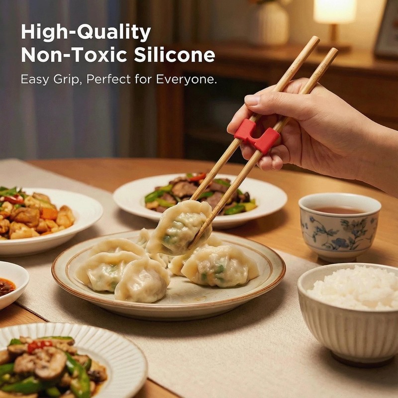 80 PCS Reusable Chopsticks Helpers Training Beginner Practice Trainer Learner gallery