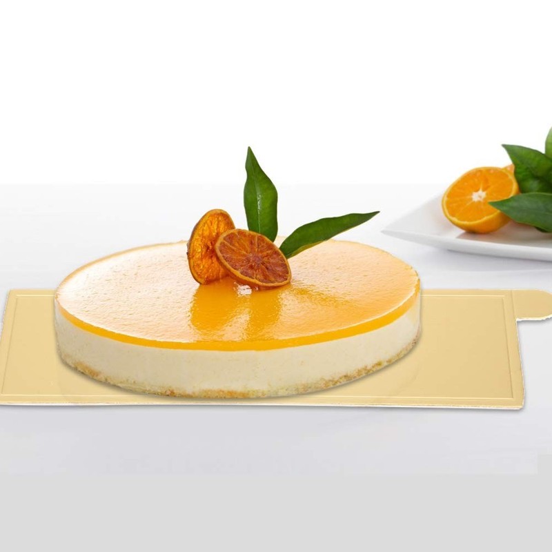 50 PCS 5.5 x 1.5in Gold Mini Cake Boards, Rectangular Mousse Pop Dessert Tray gallery