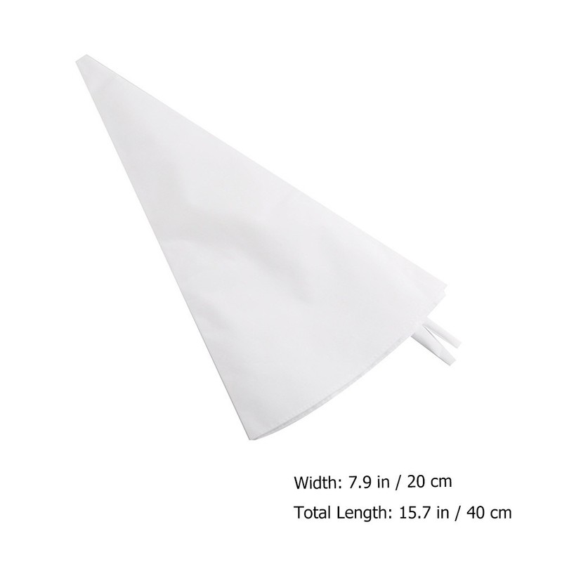 3Pcs Practical Reusable Pastry Bags Cotton Canvas for Frosting and Decorating gallery