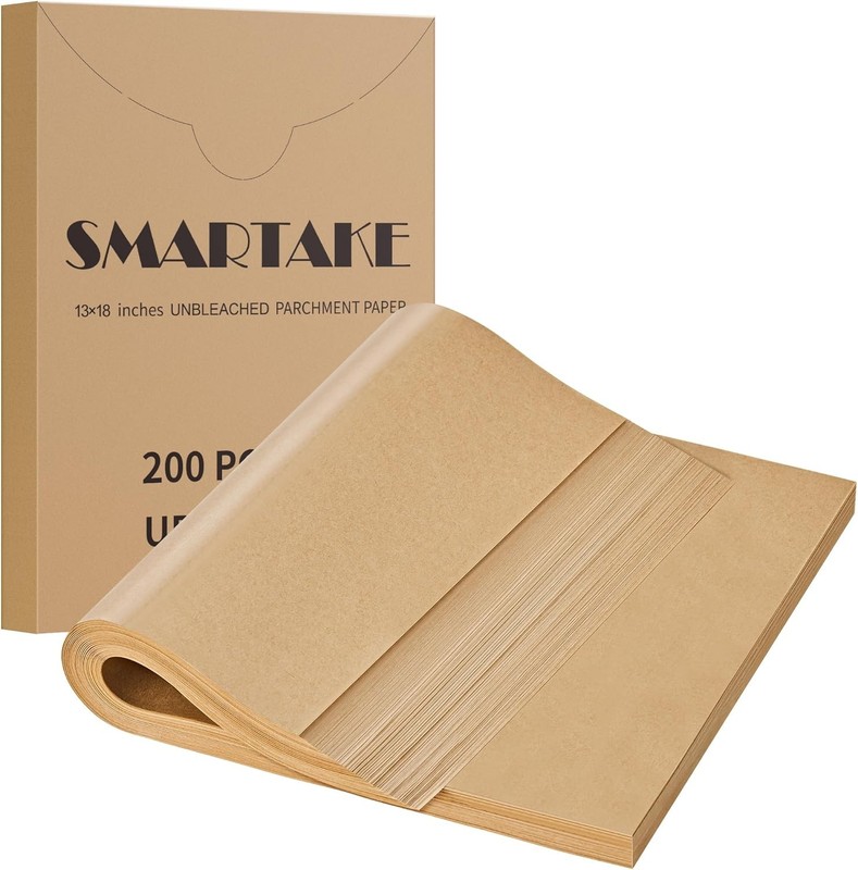 200 Pcs Parchment Paper Baking Sheets, 13×18 Inches Non-Sti