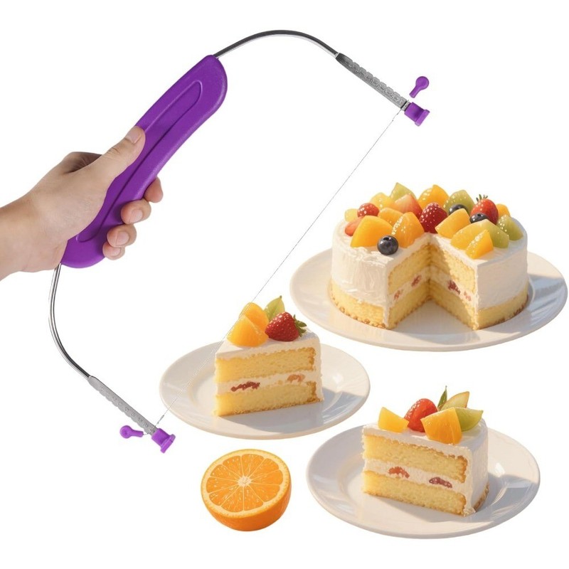 Adjustable Cake Leveler Slicer Cutter 9 Height Settings Premium gallery