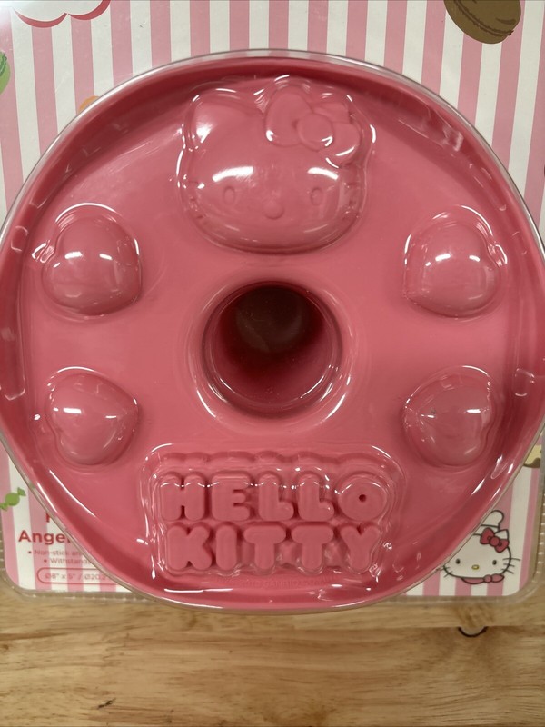 Hello Kitty Silicone Angel Cake Mold Pink 8”x5” Baking Cake Mold Hello Kitty gallery